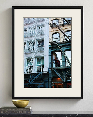 Интерьерный постер Fire Escapes 400_400_2846213